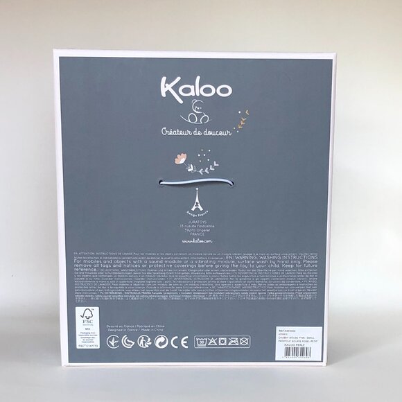 Kaloo Brand New Pink Mouse Soft Plush Stuffed Animal for Baby 0+ 🐭💞 - Picture 9 of 9